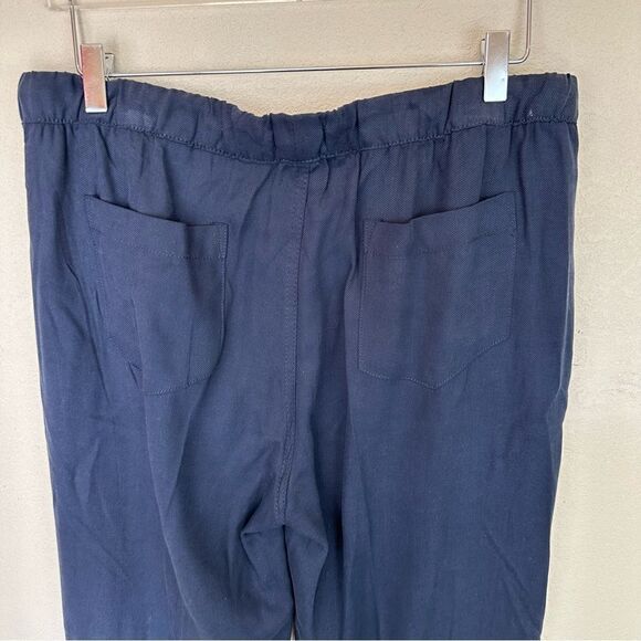 Onia Navy Elastic Tencel Pants Lounge Large - Picture 2 of 8